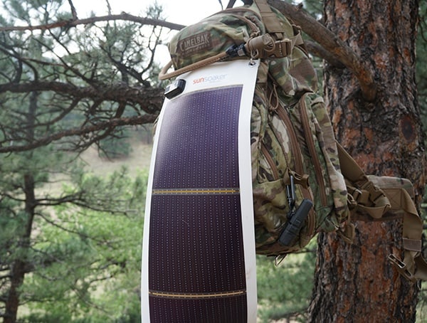 10 Watt Backpack Mounted Hiking Solar Panel Sunsoaker