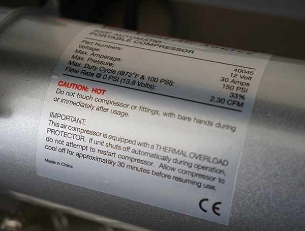 150 Psi Portable Compressor Viair 400p Automatic