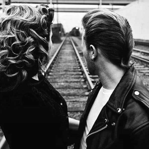 1950s Greaser Ducktail Hair For Men