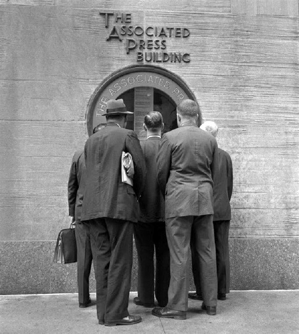 1950s Group Of Fashionable Businessmen Wearing Suits