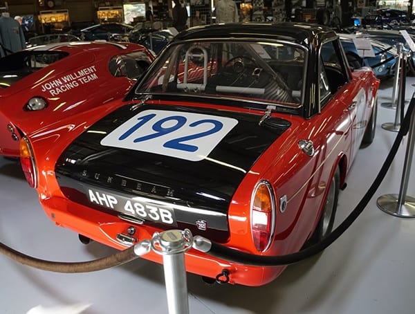 1964 Rootes Works Rally Sunbeam Tiger Rear
