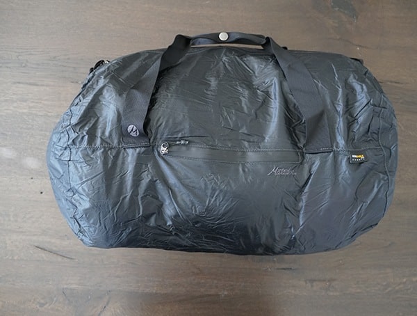 30 Liter Matador Transit 30 Duffle Bag Top Side View