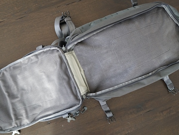 30l Ccw Enabled Backpack Maxpedition Riftblade First Compartment Open