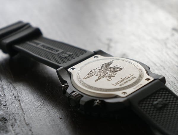 316l Stainless Steel Case Back Luminox Navy Seal Chronograph Watch