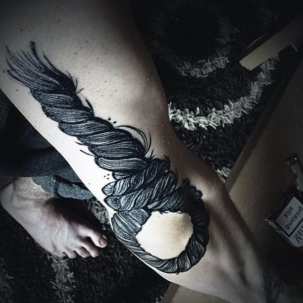3D Bristly Rope Tattoo Male Forearms