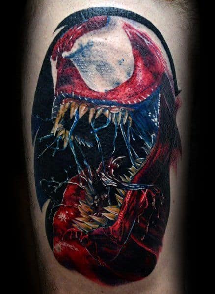 3d Arm Carnage Male Tattoos