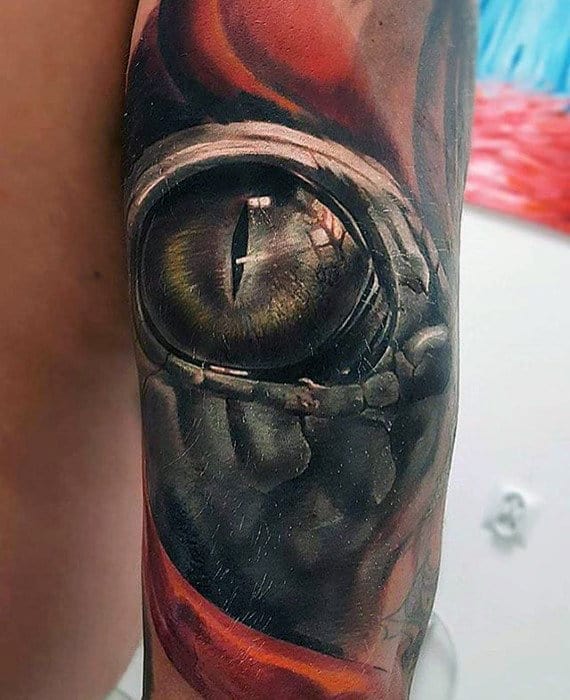 3d Eye Different Guys Arm Tattoo Sleeve