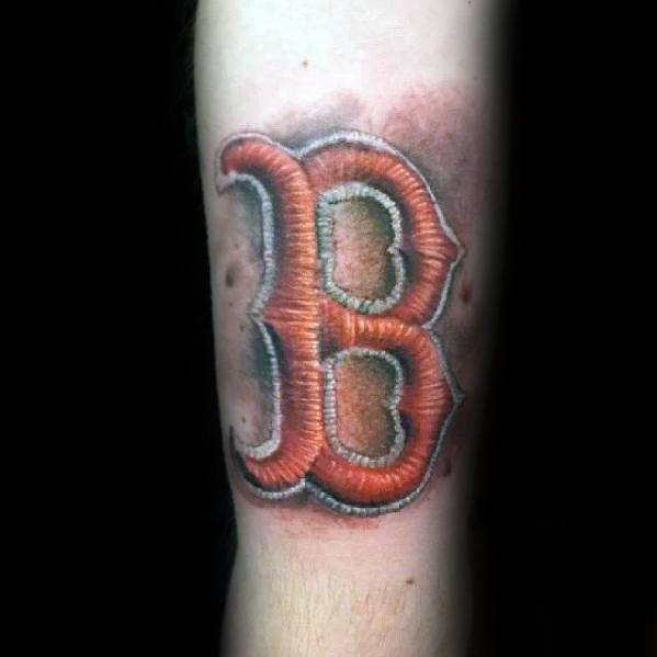 3d Forearm Unique Mens Boston Red Sox Tattoos