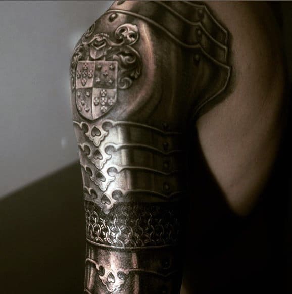 3d Infantry Knight Guys Tattoos Of Armor