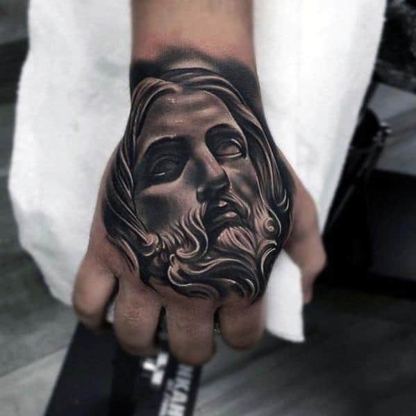 3d Jesus Guys Tattoo Ideas On Hand