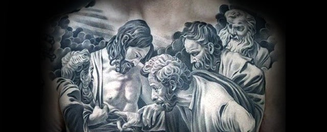 3d Jesus Tattoo Designs For Men