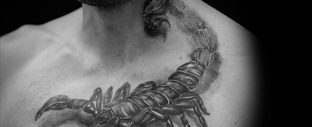 3d Scorpion Tattoo Designs For Men