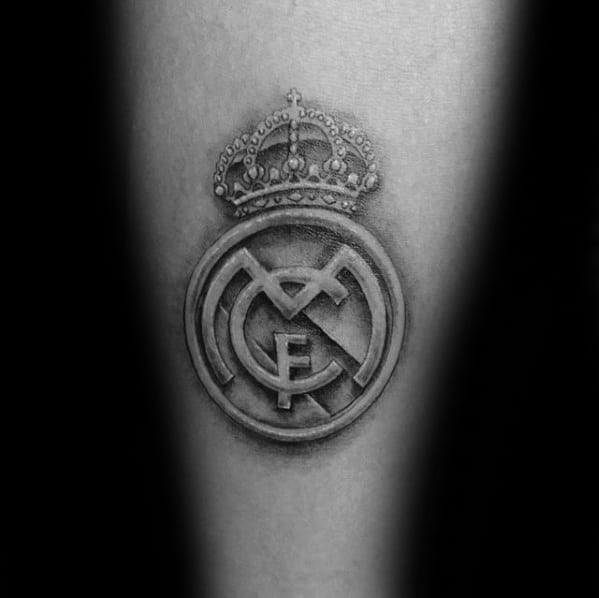 3d Small Arm Mens Cool Real Madrid Tattoo Ideas