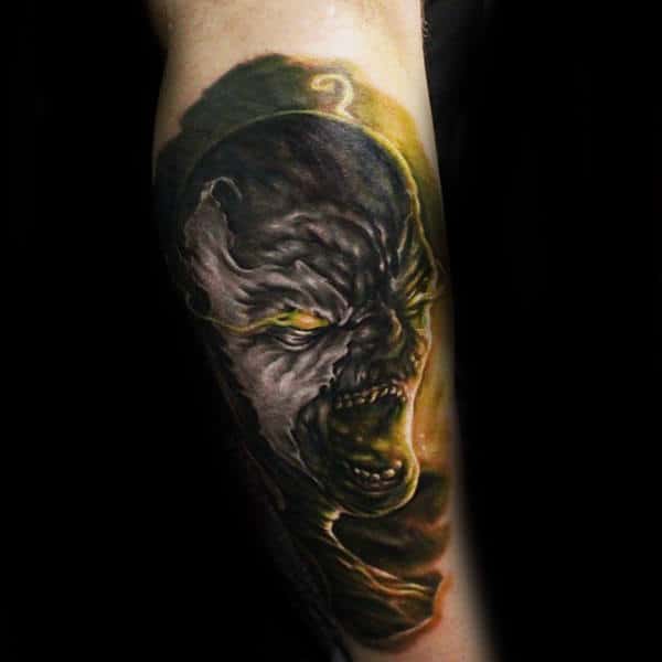 3d Spawn Male Leg Tattoo