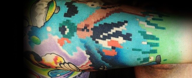 8 Bit Tattoo Designs For Men