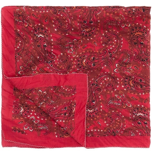 Acne Studios Paisley-Print Square Bandana