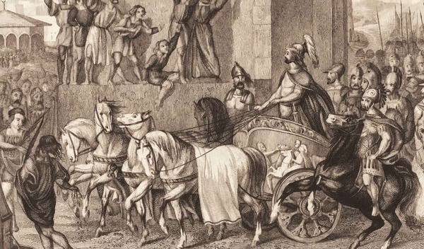 Alexander the Great Celebrates Conquering Persepolis By Throwing a Party and Burning the City To the Ground