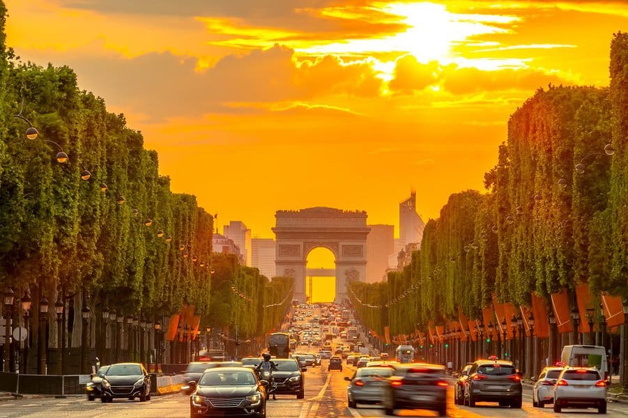 Arc de Triomphe, Paris, France