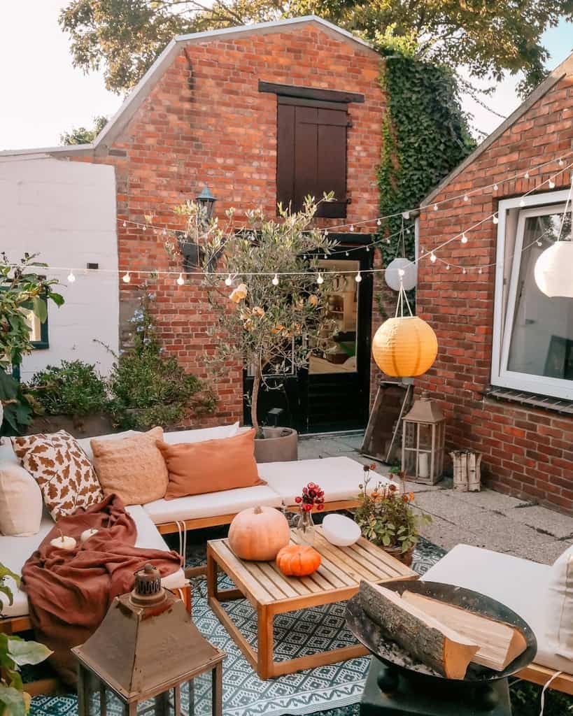 boho backyard patio garden ideas