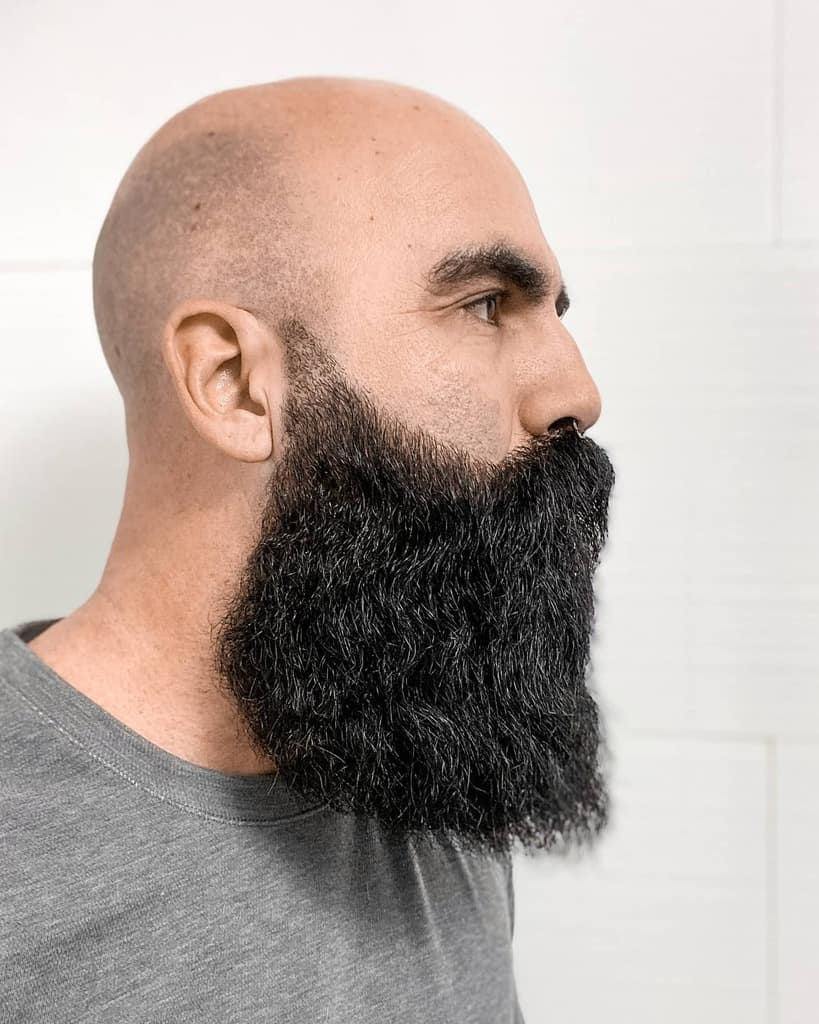 Bald With Beard
