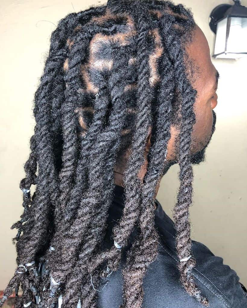 Beautifully Twisted Dreads. Twisting Is A Great Method To Form Locs, Though They Form Slowly
