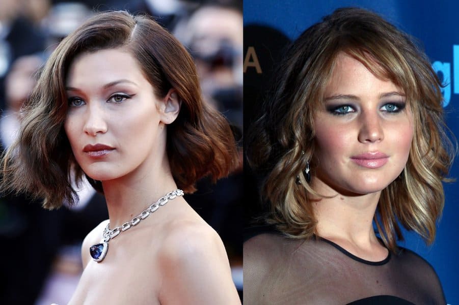 Bella Hadid and Jennifer Lawrence