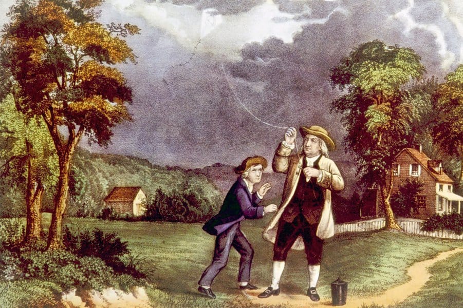 Benjamin Franklin Electrocuted Himself