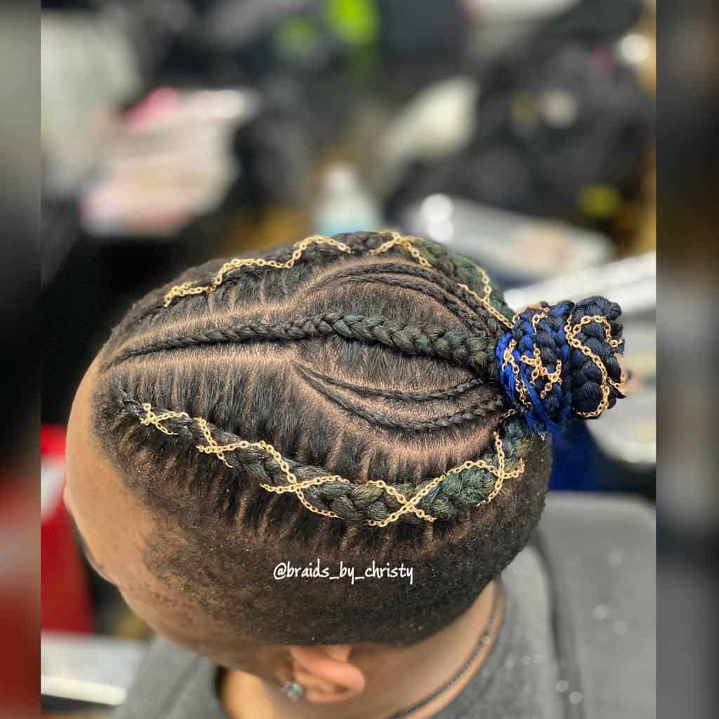 Best Man Bun Braids Hairstyles braids_by_christy