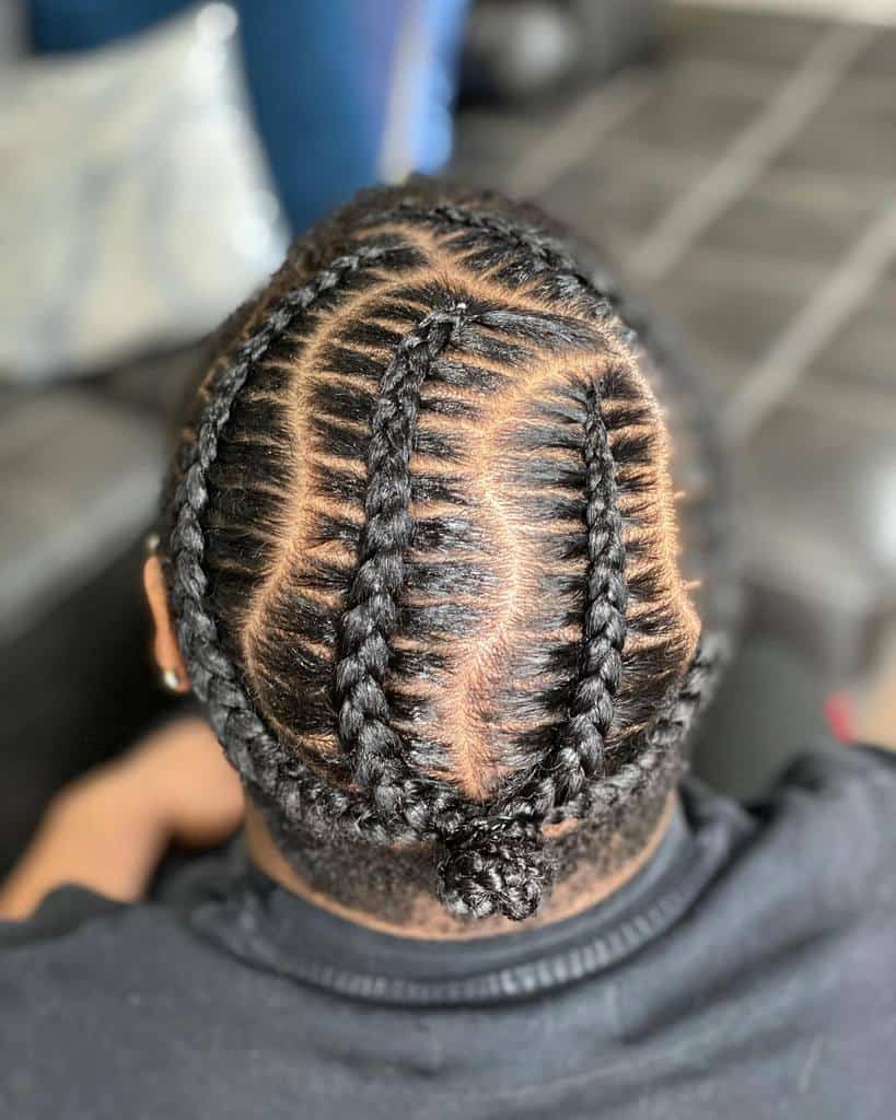 Best Man Bun Braids Hairstyles braids_by_christy