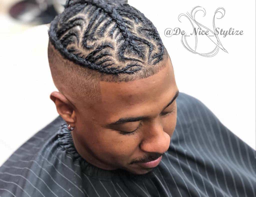 Best Man Bun Braids Hairstyles de_nice_stylize