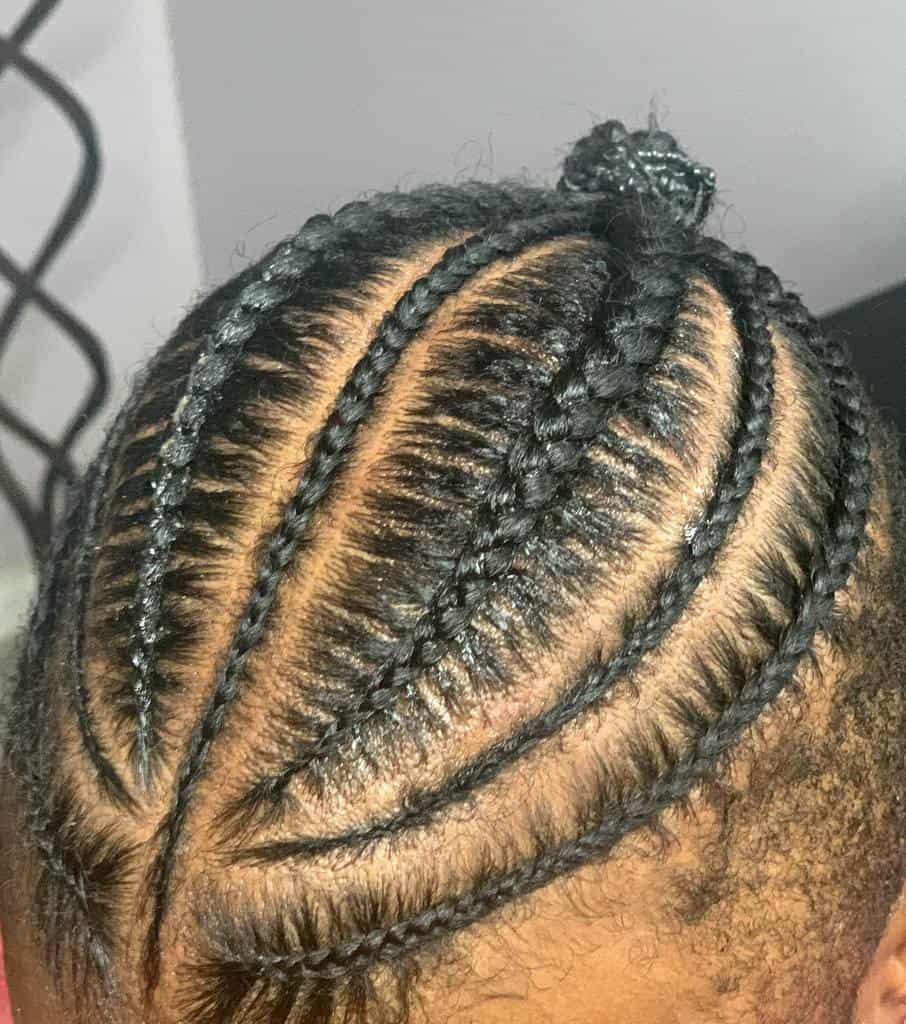 Best Man Bun Braids Hairstyles finesse.to.perfect
