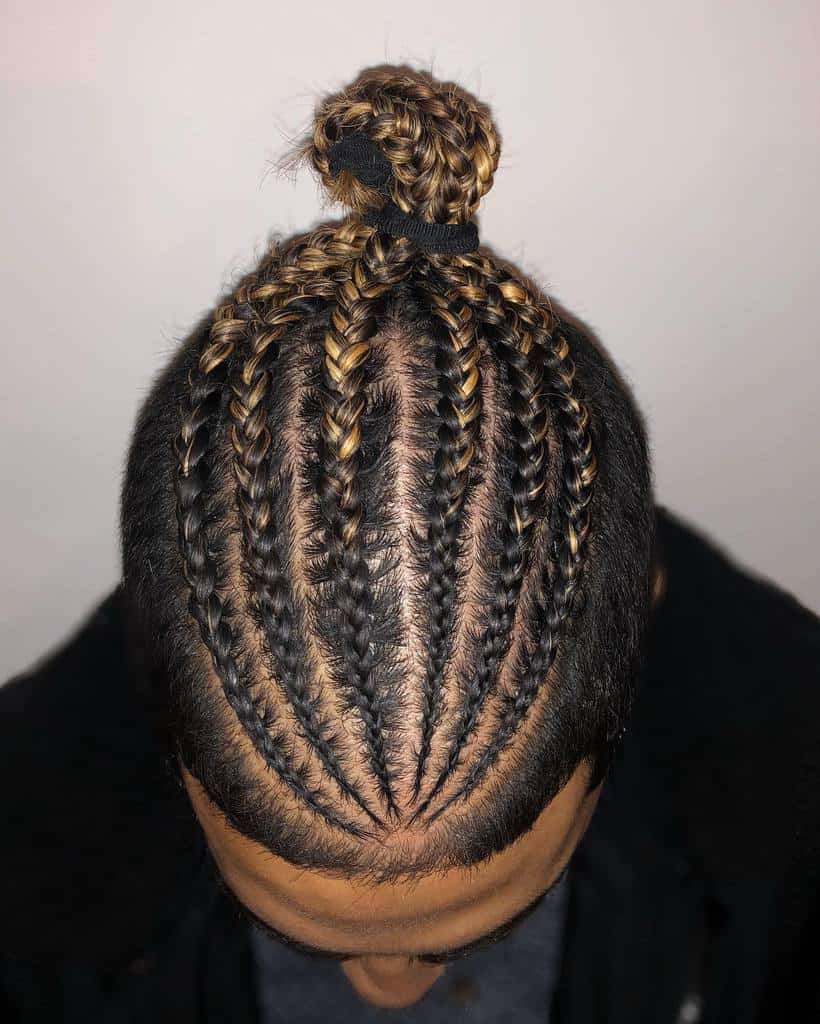 Best Man Bun Braids Hairstyles fro.fosho