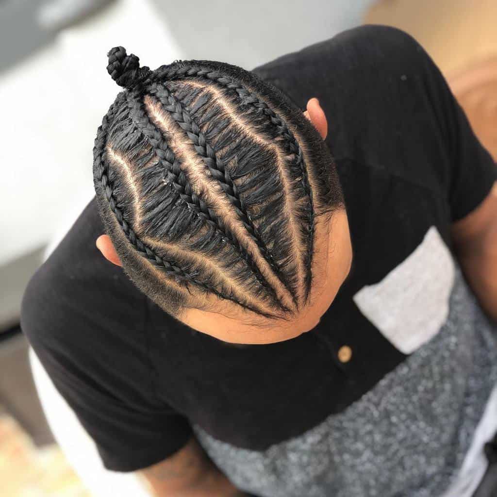 Best Man Bun Braids Hairstyles hairvidaby_margarita