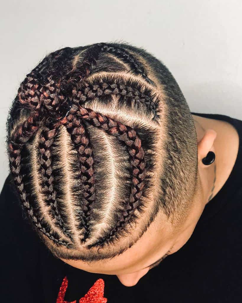 Best Man Bun Braids Hairstyles marie_estilista
