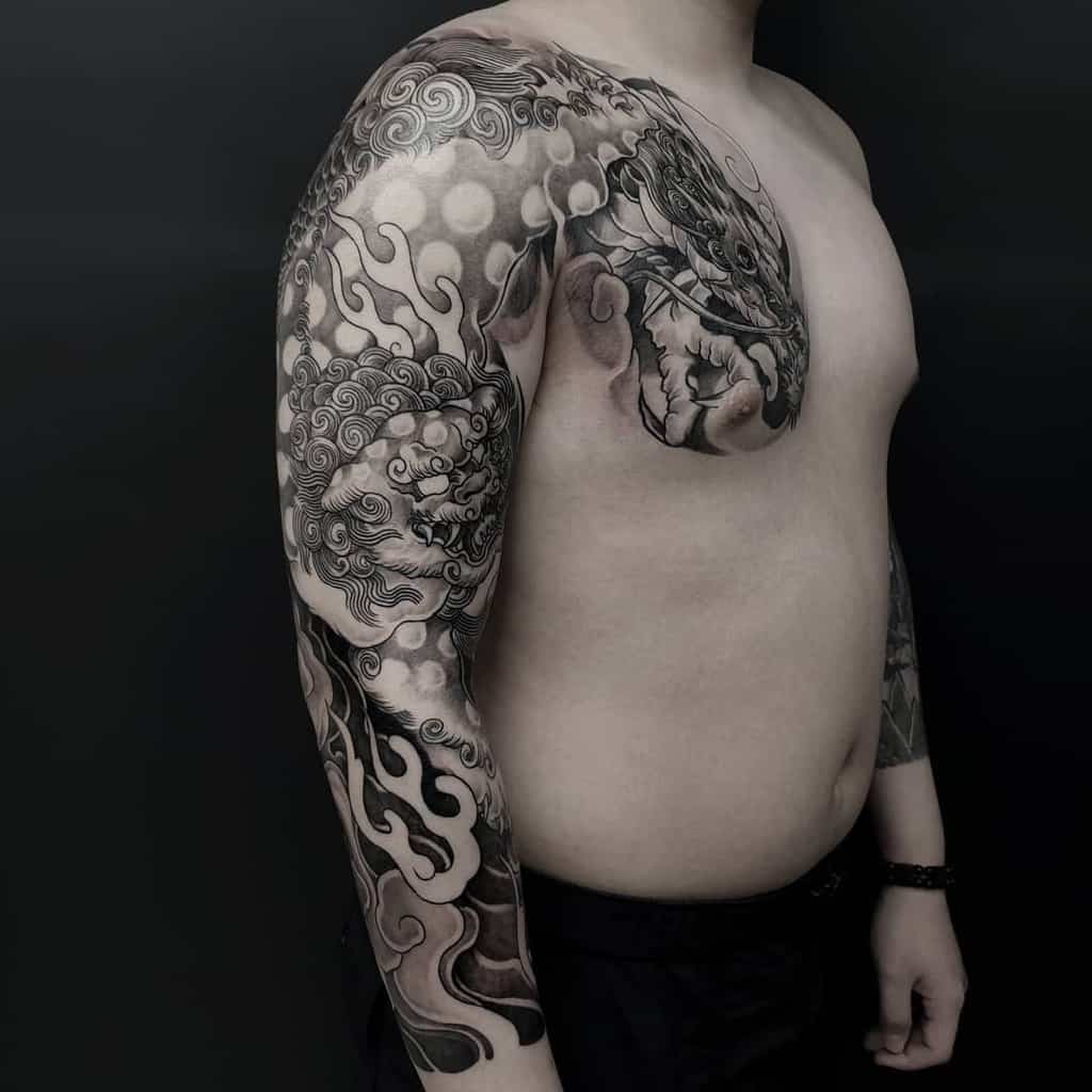 Black 34 sleeve tattoo sooltattoo