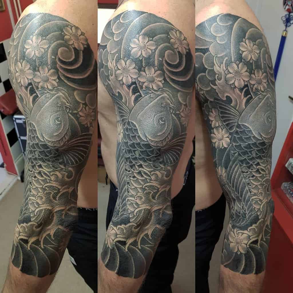 Black 34 sleeve tattoo tattooistleec73