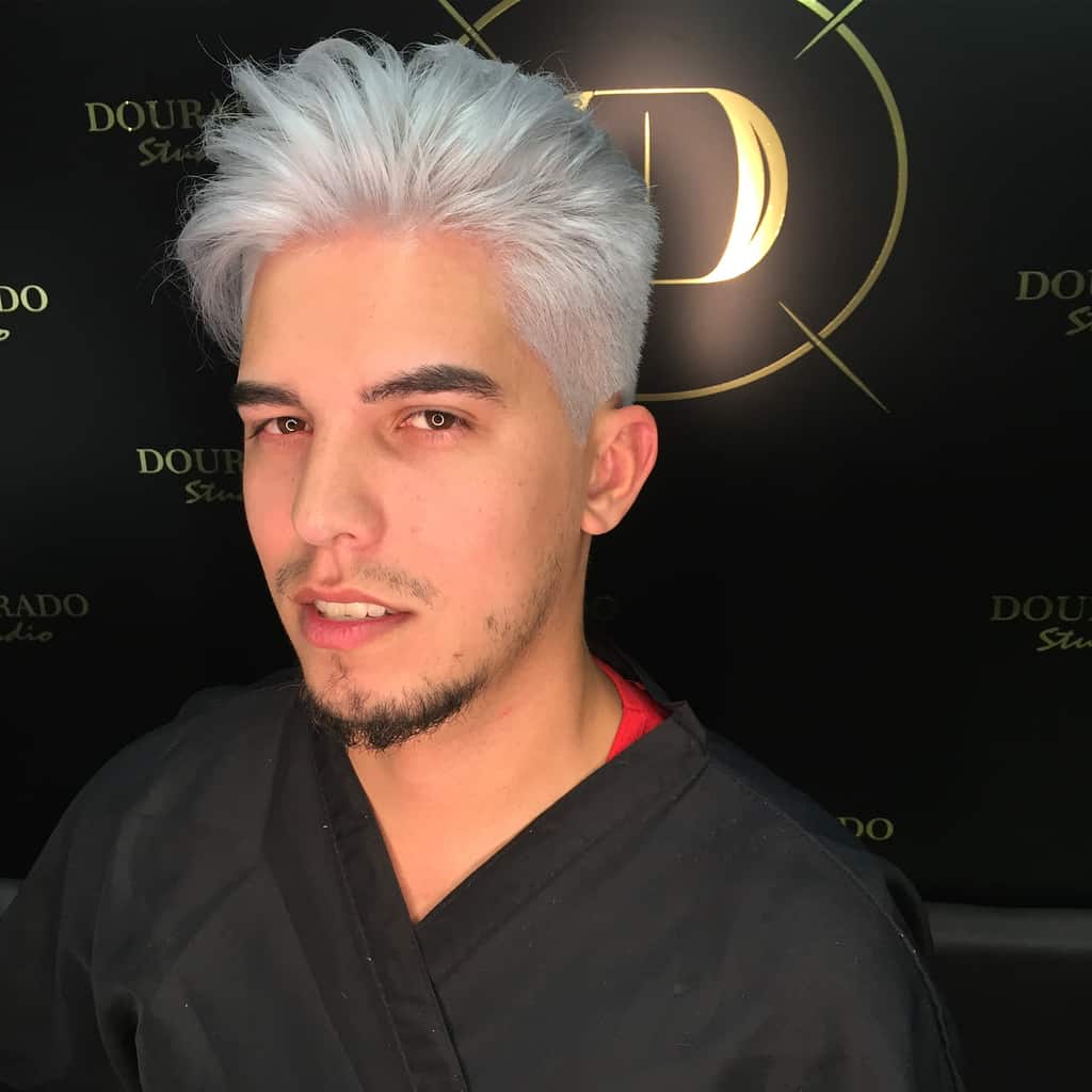 Bleached Blond Haircut For Blond Guys