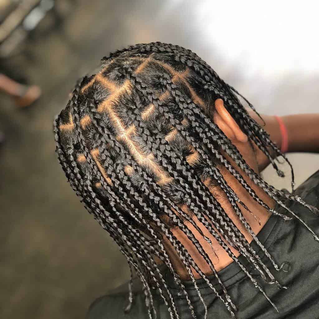 Box Braids on Natural Hair