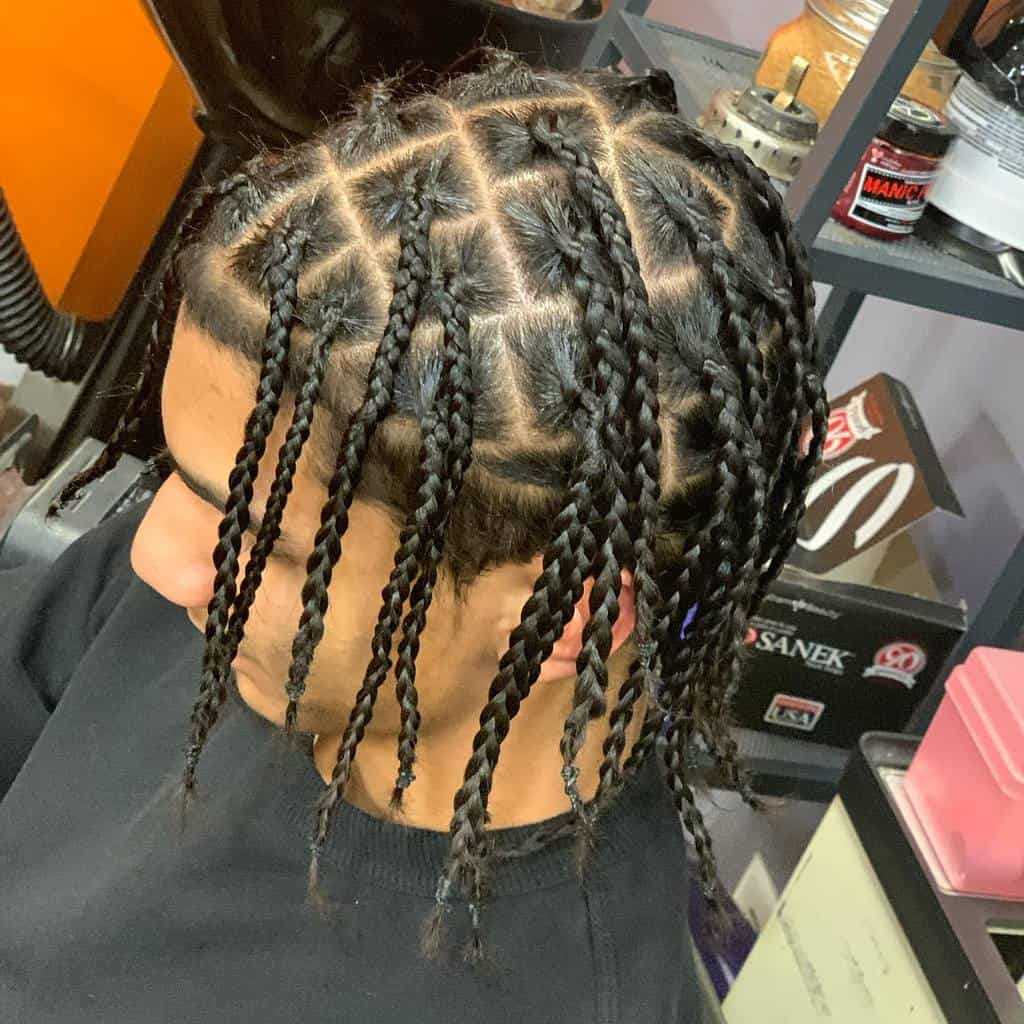 Box Braids On Straight Hair 