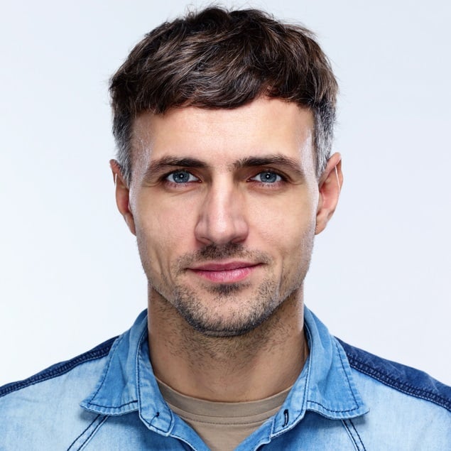 Man With Caesar Haircut