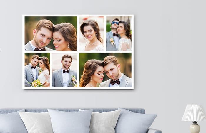 canvas photo collage