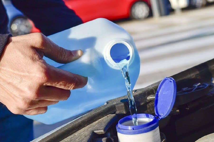 Change the Color of the Windshield Washer Fluid