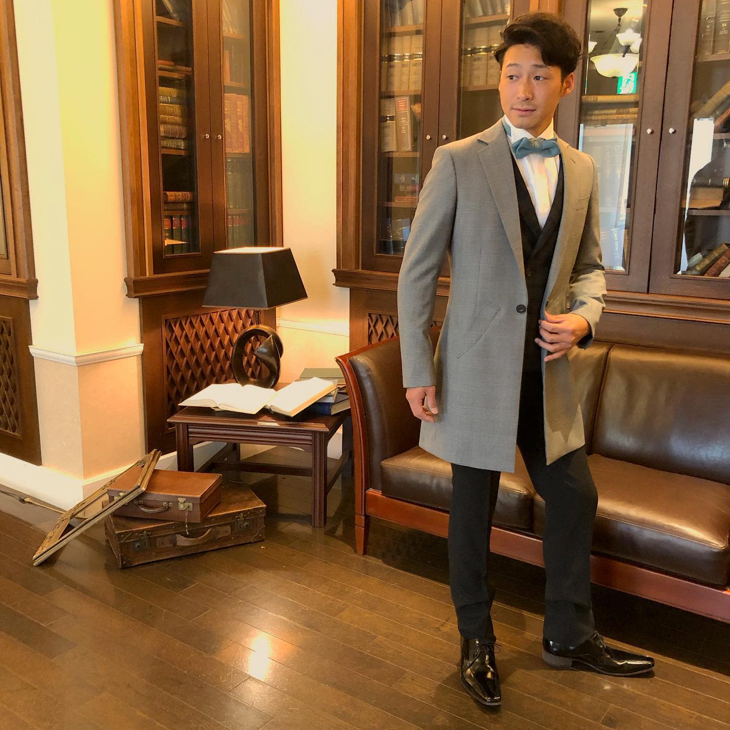 Grey Chesterfield Coat -dress_bridalattendant_pur