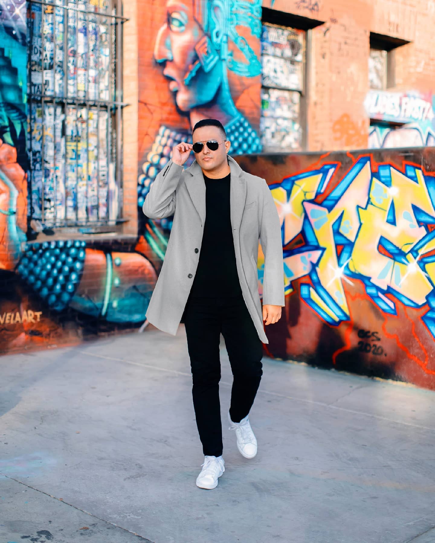 Grey Chesterfield Coat -victorsjr