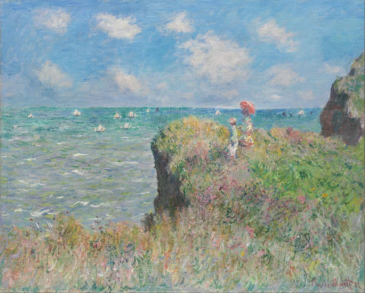 Claude Monet painting