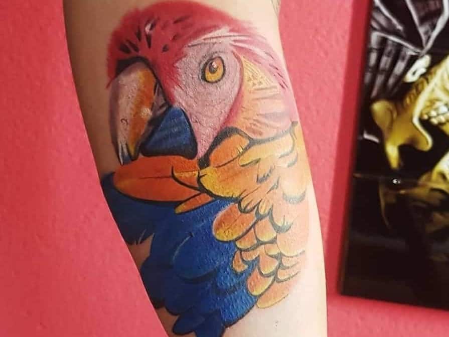 Colored-Small-Bird-Tattoos-balao.tattoo