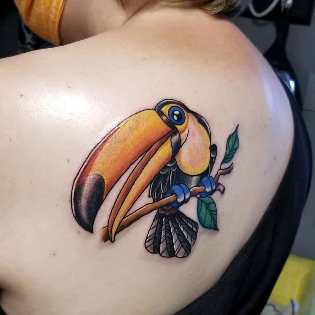 Colored Small Bird Tattoos Spookyscarysketchbook