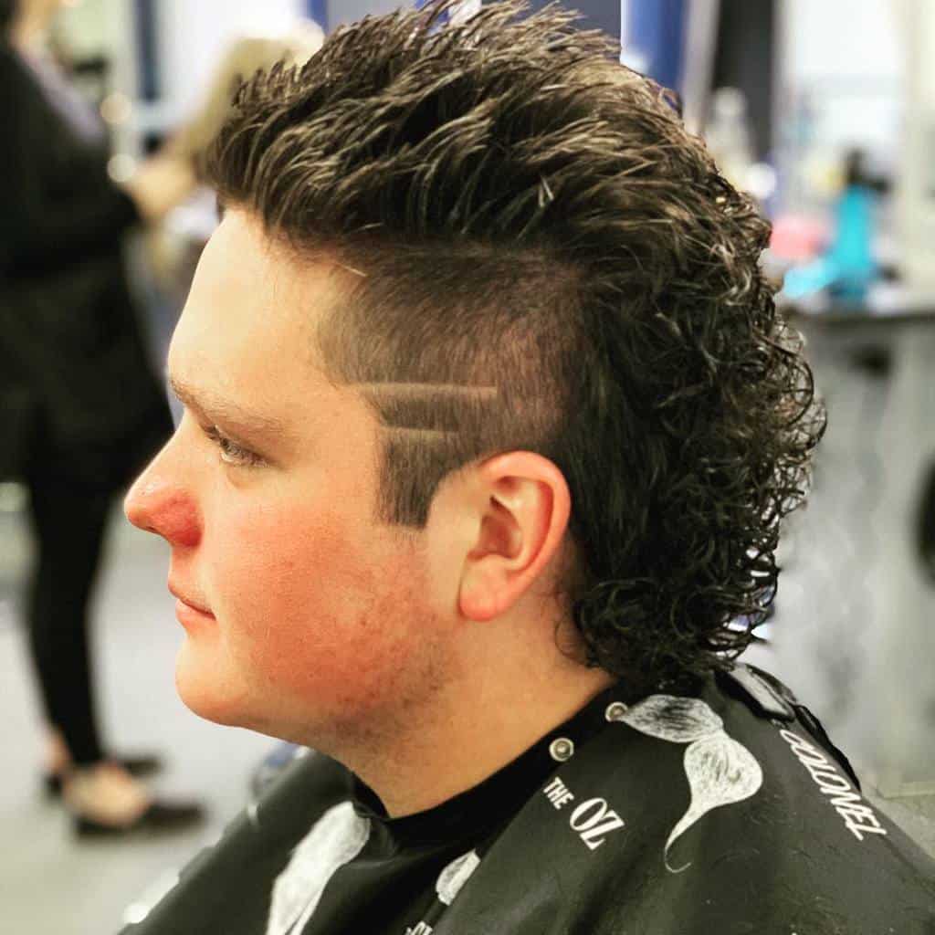 Curly Mullet