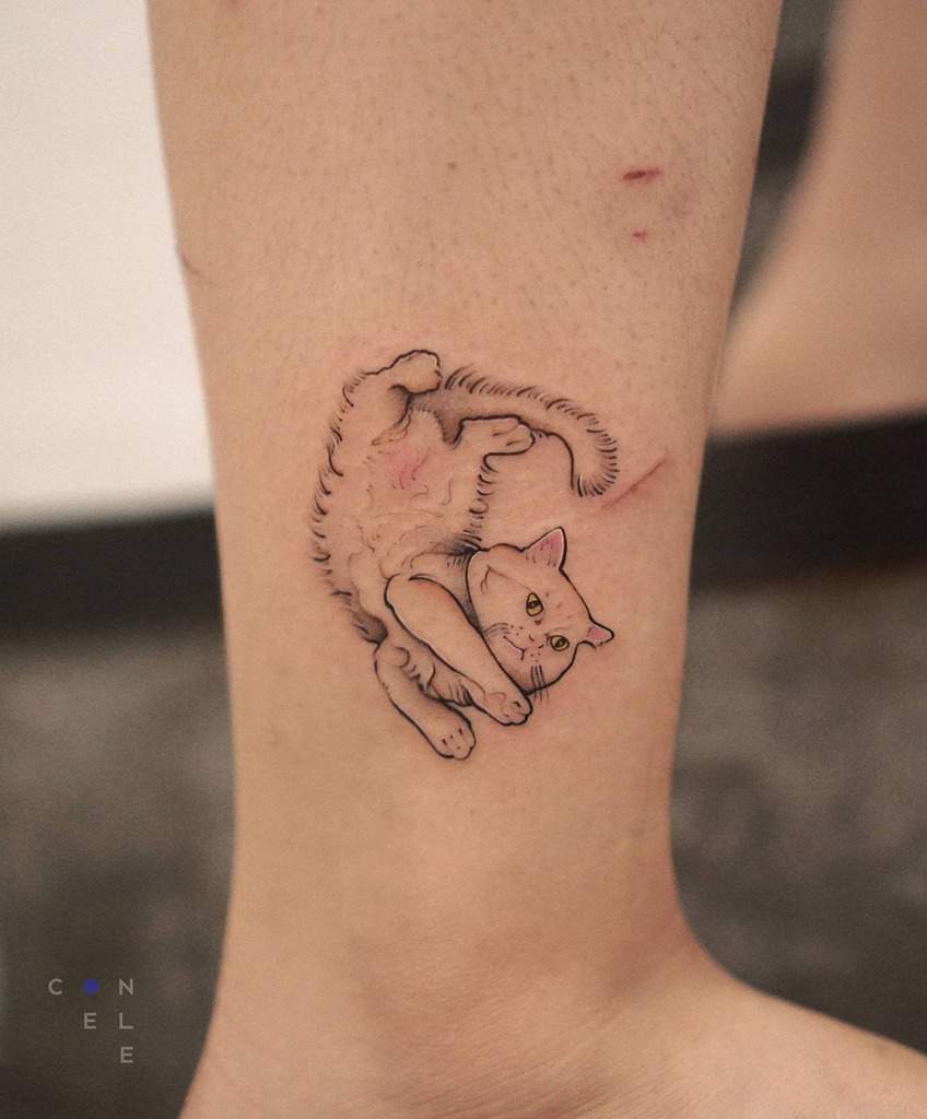 Cute Small Ankle Foot Tattoos Conlll