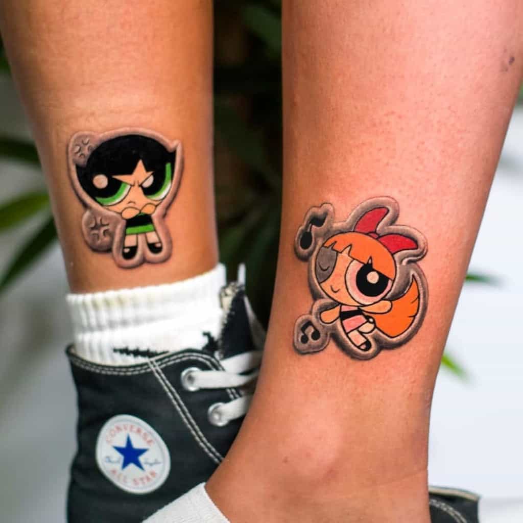 Cute Small Cartoon Anime Tattoos Amirmeir1